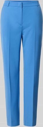 Comma Hose aus Viskose-Mix mit B&uuml;gelfalten in Royal, Gr&ouml;&szlig;e 34