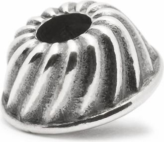 Trollbeads Womens Cake Form Bead Charm In Silver