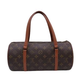 Louis Vuitton Pre-owned Vintage Monogram Handtas - Dames - Pre-owned - Bruin - Maat: ONE Size Zijde