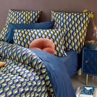 La Redoute Interieurs Dekbedovertrek in perkalkatoen, Milano