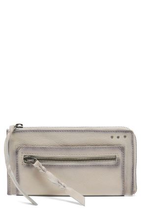 Free People We the Free Emerson Leather Wallet in Salt at Nordstrom