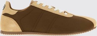 Ami Low-Top Leather Sneakers with Bicolor Design and Rear Logo