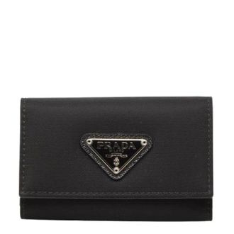 Prada Pre-owned Accessories, female, Black, Size: ONE SIZE Pre-owned Keycase