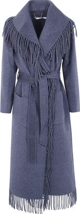 SIMKHAI Coat Fringe Robe Carrie