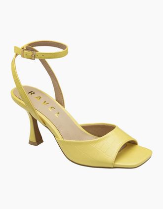 Ravel Womens Holms Womens Sandals - Yellow - Size: 4