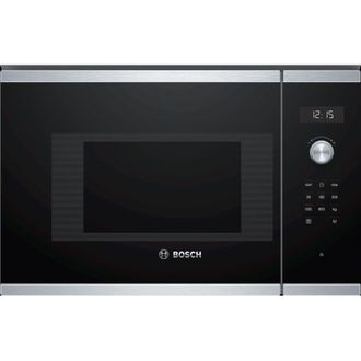 Bosch Serie 6, Microondas Integrado, 60 X 38 Cm, Acero Inoxidable, Bfl524ms0