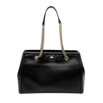 Ferragamo Pre-owned Shoulder Bag - Dames - Pre-owned - Zwart - Maat: ONE Size Leer