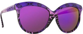 Italia Independent II 0092INX 017.000 Womens Sunglasses Purple Size 58