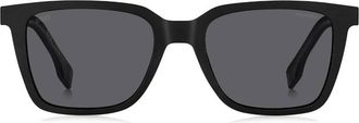 HUGO BOSS Polarized Grey Square Mens Sunglasses BOSS 1574/S 0807/M9 53