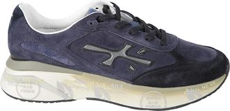 Premiata Moerun 7776 - Heren - Sneakers - Blauw - 43 EU - Leer - Schoenen