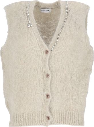 Shirt a Porter V-Neck Knit Mohair Gilet