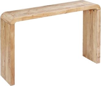 Sweeek Consola ex&oacute;tica de madera de acacia, 120cm, natural