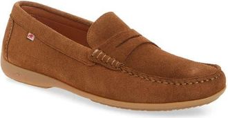 Fluchos Samoa Penny Loafer in Camel Suede at Nordstrom, Size 12-12.5Us