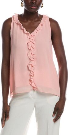 Vince Camuto V-Neck Ruffle Top