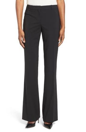 BOSS Tulea3 Tropical Stretch Wool Trousers in Blk at Nordstrom Rack, Size 14
