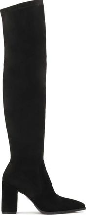 Kazar Schoenen, Dames, Zwart, 40 EU, Suède, Zwarte musketiers gemaakt van gecombineerde materialen