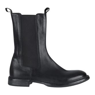Moma Moma - Chelsea Laarzen - Dames - Schoenen - Zwart - Maat: 39 EU Leer