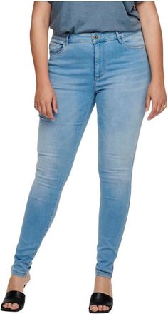 Only Carmakoma Mujer, Vaqueros, Azul, Talla: 3XL
