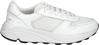 Common Projects Premium Runner In Mesh - Heren - Sneakers - Wit - 46 EU - Leer - Schoenen