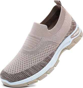 Generic Mens Trainers for Sport Air Mesh Slip On Walking Shoe Jogging Sportschuhe Quick Dry Breathable Comfortable Running Sneakers Low Top Shoes Tennis Sport