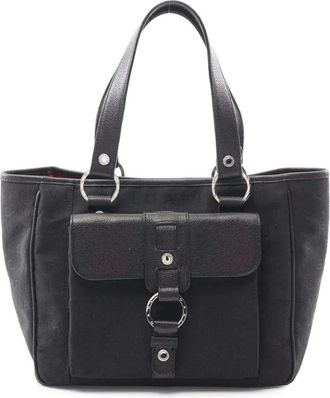 Bulgari Borsa a mano Logomania in tela 2010-2025 - Nero