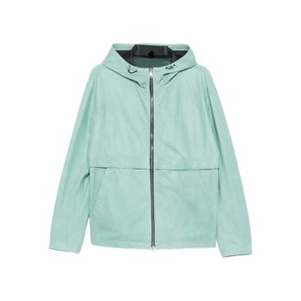 Tagliatore Hooded Leather Jacket