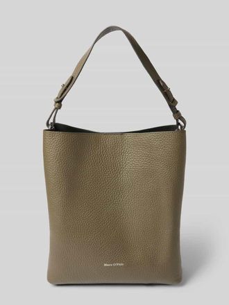 Marc O'Polo Henkeltasche aus genarbtem Rindsleder in Oliv, Gr&ouml;&szlig;e 1