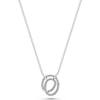 Sif Jakobs Jewellery Necklace Spirale Due in 925 Sterling Silver at Nordstrom, Size 18