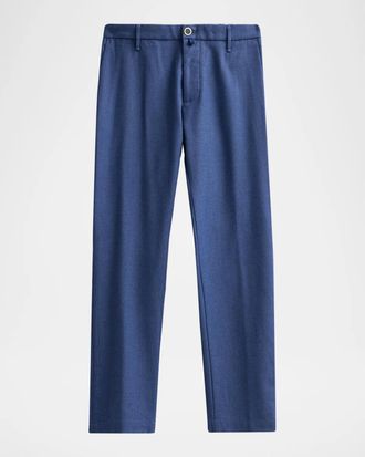 Jacob Cohen Pantalone Virgin Wool Regular-Fit Trousers