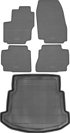 OEM Juego De Alfombrillas De Goma Para Coche Y Alfombrilla Para Maletero Para Ford Mondeo Iv Hatchback De 2007