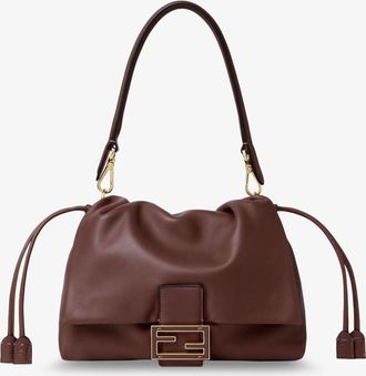 Fendi Borsa a tracolla Mamma Baguette Medium in pelle - FENDI - gender_Woman