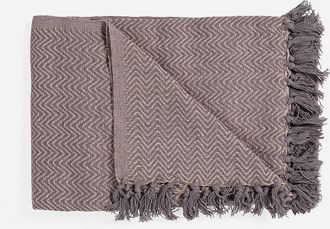 Oresteluchetta Plaid Decorativo De Algod&oacute;n Hip - Rosa