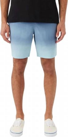 O'Neill Stockton Print E-Waist Hybrid Short In Navy