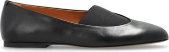 Jil Sander Leren Ballerinas - Dames - Ballerinas - Zwart - 37 EU - Leer - Schoenen