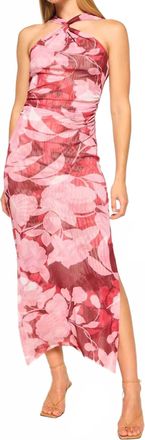 Misa Elaine Dress In Rosada Mesh