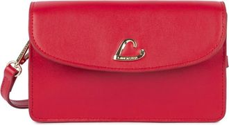 Lancaster Paris Philos Clutch - Dames - Schoudertassen - Rood - ONE Size - Leer - Tassen