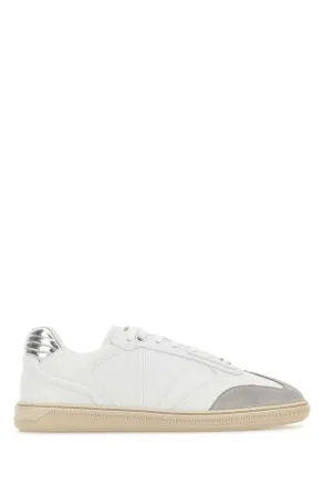 Versace White Leather Sneakers