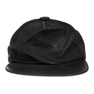 Maison Margiela Caps, male, Black, Size: ONE SIZE Riding Cap