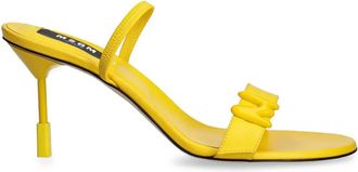 Msgm Sandali con placca logo 85mm - Giallo