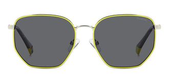 Polaroid PLD 6214/S/X Polarized KU2/M9 Mens Sunglasses Yellow Size 56