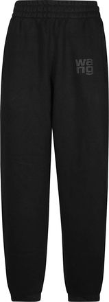 Alexander Wang Puff Paint Logo Cotton Sweatpants