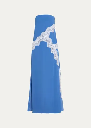CHRISTOPHER ESBER Verve Lace Strapless Dress