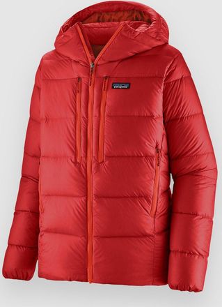 Patagonia Fitz Roy Down Hoody Jacke rot
