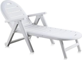 SP Berner Sp-berner - Tumbona Jard Reclinable Shaf Res Blanca Caiman 4 Posic. Con