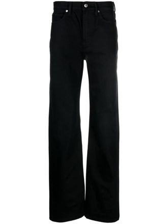 Alexander Wang ez mid-rise straight-leg jeans - Black