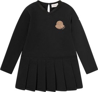 Moncler Girls Enfant Dress Black Cotton