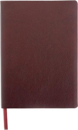 Royce Leather Personalized Leather Journal in Burgundy- Silver Foil at Nordstrom