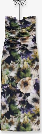 Amazu&igrave;n Womens Dress Natalie Multicolour Jersey Polyamide Elastane