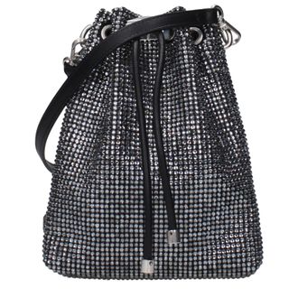 Jimmy Choo London Bon Bon Umh&auml;ngetaschen Damen Satin Schwarz