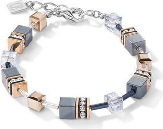 Coeur de Lion Geocube Bracelet in Ice Blue at Nordstrom, Size 8.5